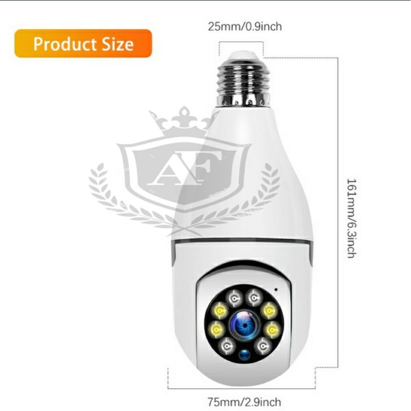 IP CAM KAMERA CCTV WIRELESS LAMPU 8MP PTZ SPEED DOME MINI WIFI SMART CAM