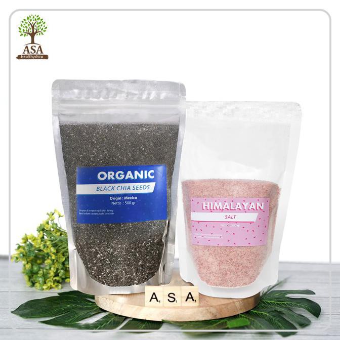 

Diskon BUNDLING Organic Chia Seed Mexico 500gr dan Himalayan Salt 500gr Diskon