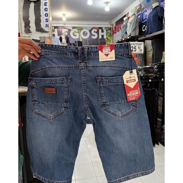 Celana Pendek Original Legosh Jeans Fashion Pria Kualitas Original