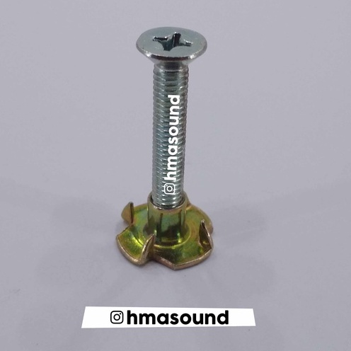 Mur Cakar T Nut + Baut JF 6 x 40