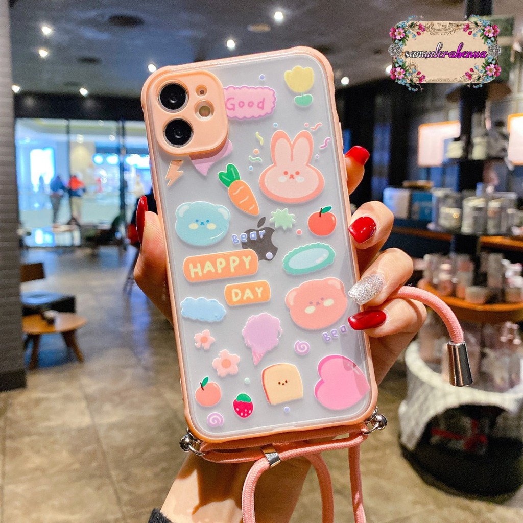 SS174 case Slingcase Tali Lanyard Oppo A9 A5 2020 A31 A8 A52 A92 A53 A33 Reno 4 4f A15 A1k SB1852