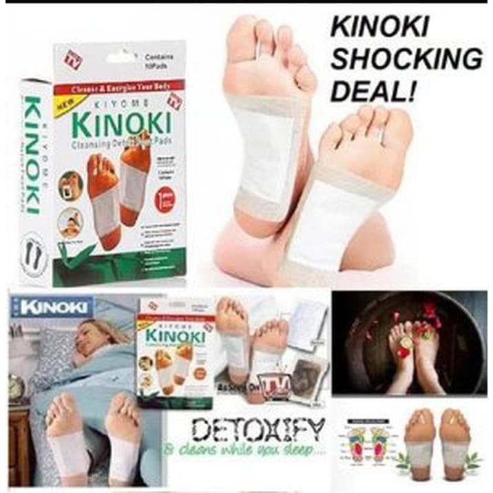 Kinoki Koyo Herbal Gold Detox Foot Koyo Kesehatan Membuang Racun Kaki Di Tubuh Original BPOM COD