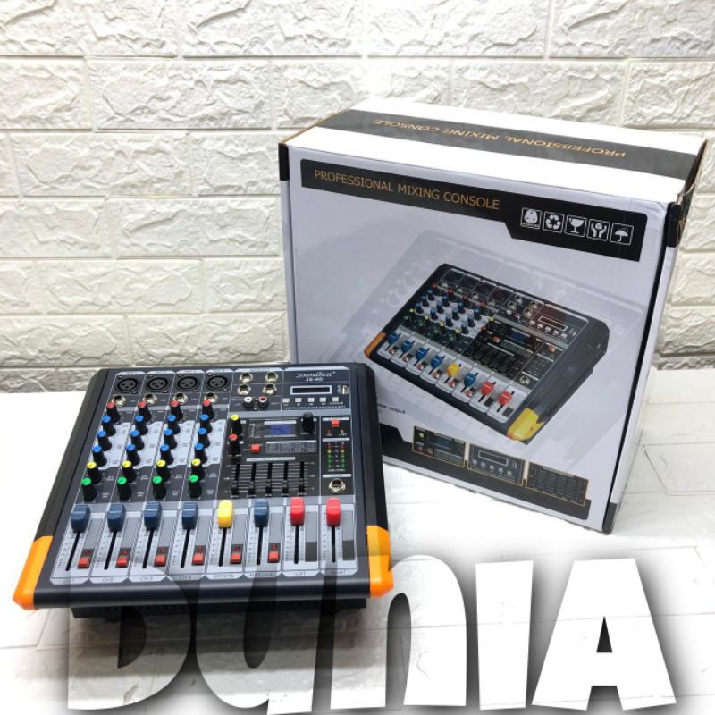 Power Mixer Soundbest JS 4 D JS4D JS 4D Original 4 Channel Bluetooth