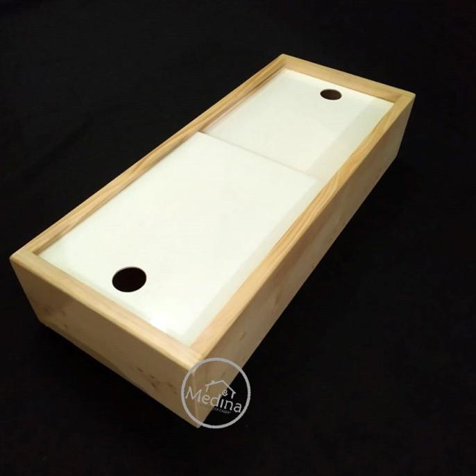 Murah Kotak Obat Kayu / Rak Dinding Tempat Obat - Polos