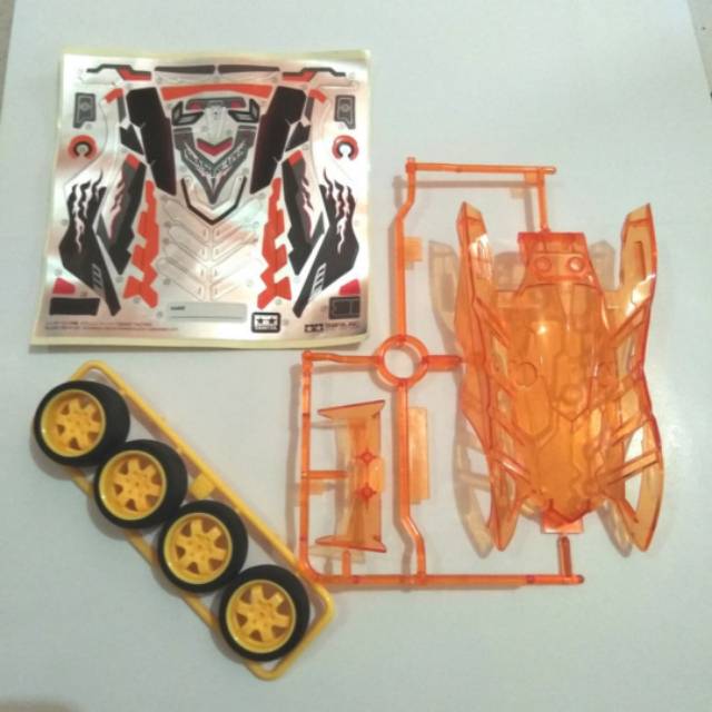 Bodyset SLASH REAPER (Clear Orange) + Wheelset Large Diameter