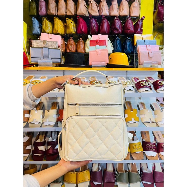 TAS RANSEL 3 IN 1 / RANSEL KULIT ASLI MUAT LAPTOP