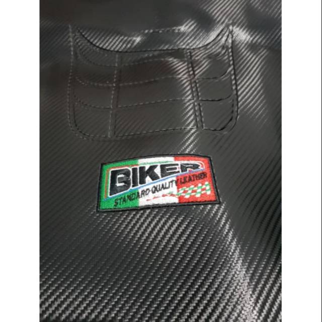 Kulik Jok Motor Universal Biker Bordir Sarung Cover Jok Motor Biker