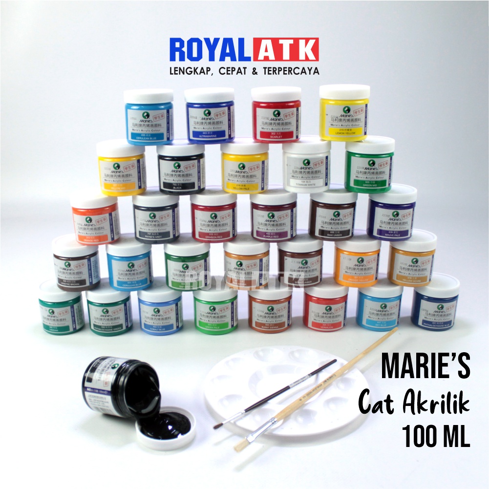 

MARIES ACRYLIC PAINT / CAT AKRILIK MARIES 100ML SIAP KIRIM