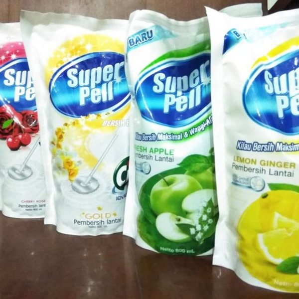 Pembersih Lantai Super pell Refil 780 ml Kebutuhan Rumah