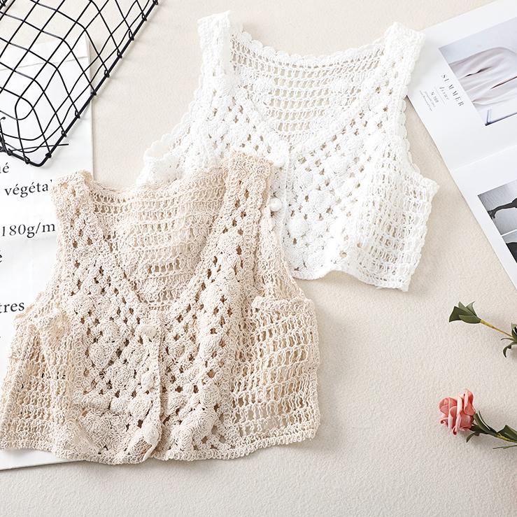 New lan XF005 Vest Rajut Oversize Korea Rompi Rajut Wanita Alisha Vest Rajut | Rompi rajut korea ASL