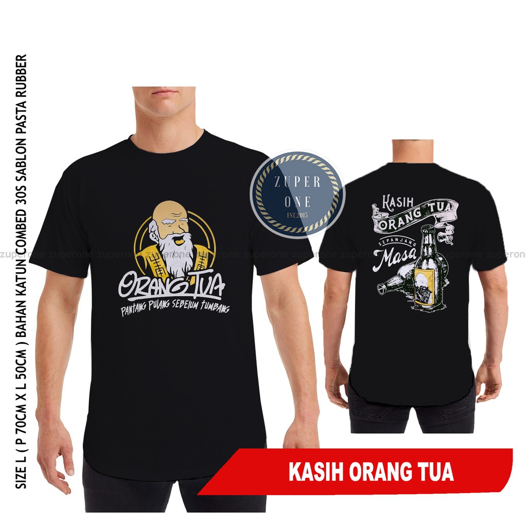  Kaos  Distro  Kasih Orang  Tua  Shopee Indonesia