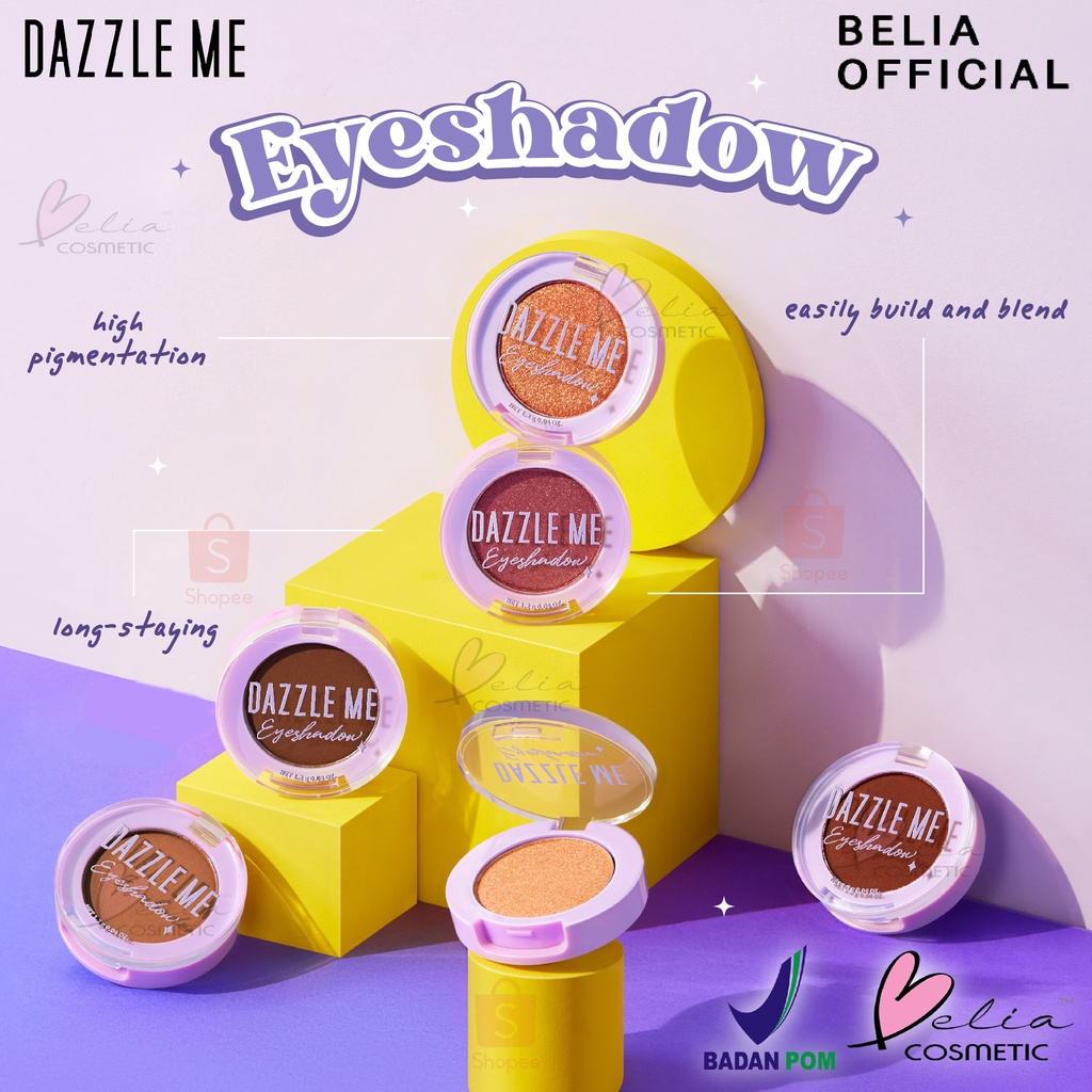 ❤ BELIA ❤ DAZZLE ME POV Eyeshadow | Long Lasting Pigmented Eyeshadow | BPOM