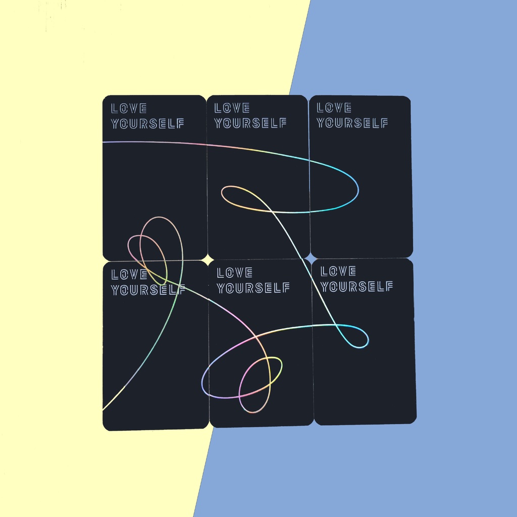 Kartu Pos Desain BTS LOVE YOURSELF Tear