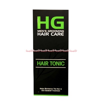 Hg Mens Grooming Hair Care Hair Tonic 125ml Menutrisi dan Menguatkan akar Rambut HGmen Hgmens