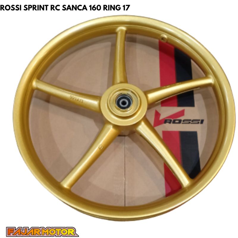 VELG SPRINT RC SANCA ROSSI 160 RING 17 PNP DEPAN YAMAHA JUPITER