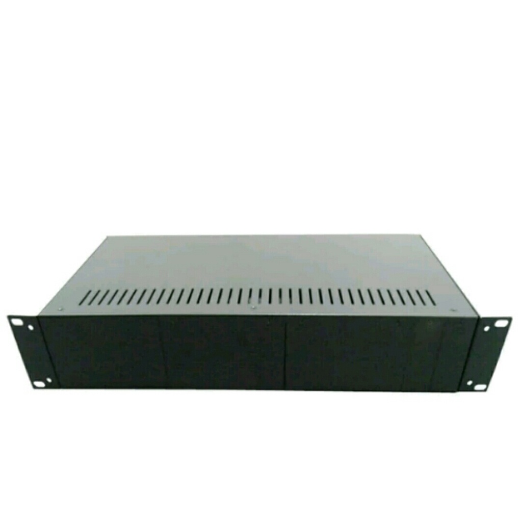 Rack Media Converter 19 Inch 2U 14SLot Dual Power Supply Zimmlink