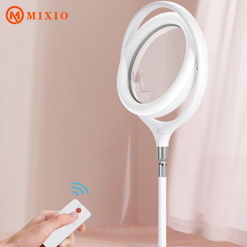 mixio s12 ring light mirror live support 360   with wireless remote
