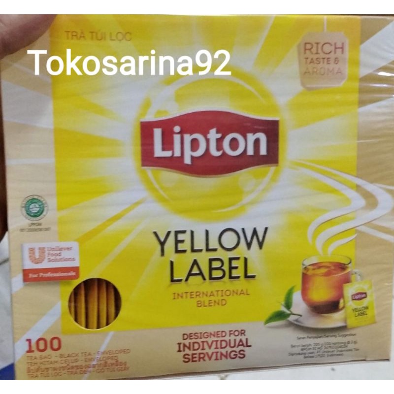 

Lipton tea 100 amplop