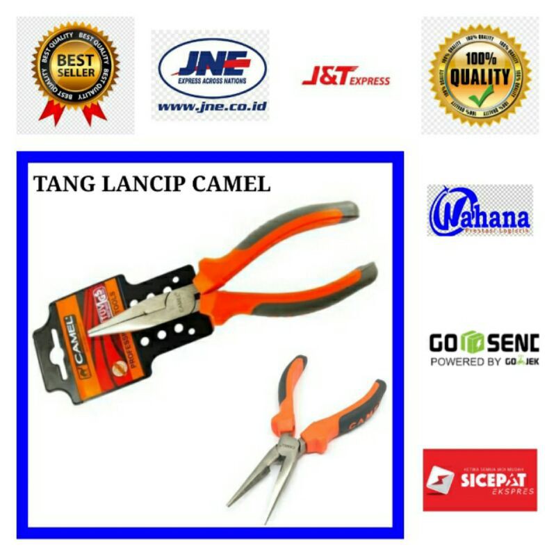 Tang Lancip Camel 6&quot; Orange/Tang Buaya Bagus Murah