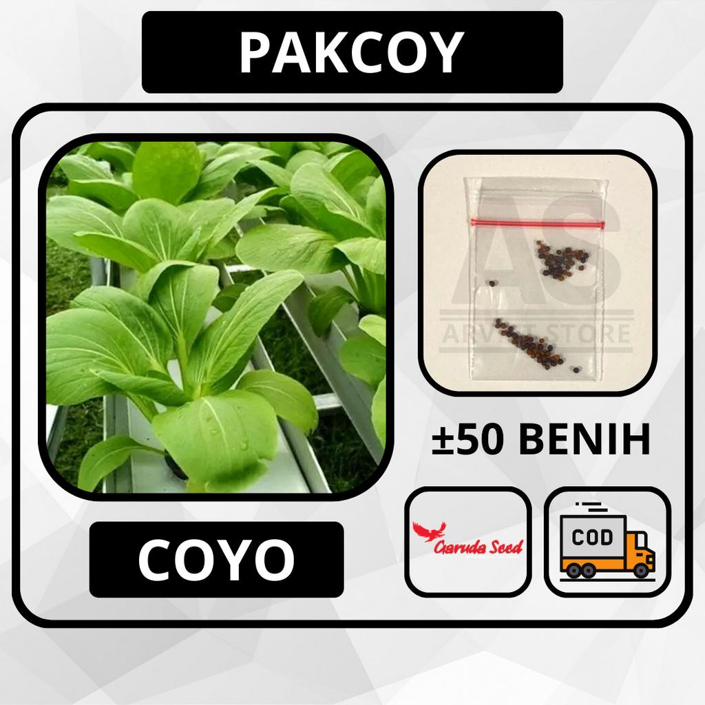 ±50 Butir - Benih Pakcoy Sawi COYO Bibit Sayuran Tanaman Hidroponik Biji Garuda Seed