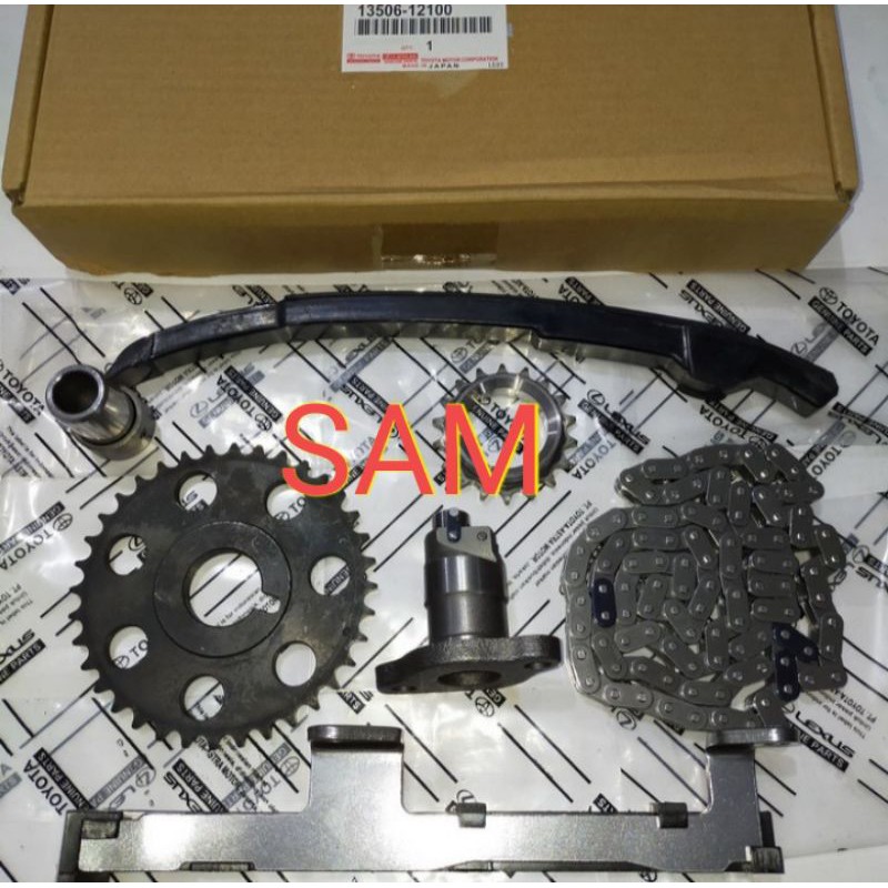 chain set kijang efi 2.0/rantai keteng set kijang efi 2.0