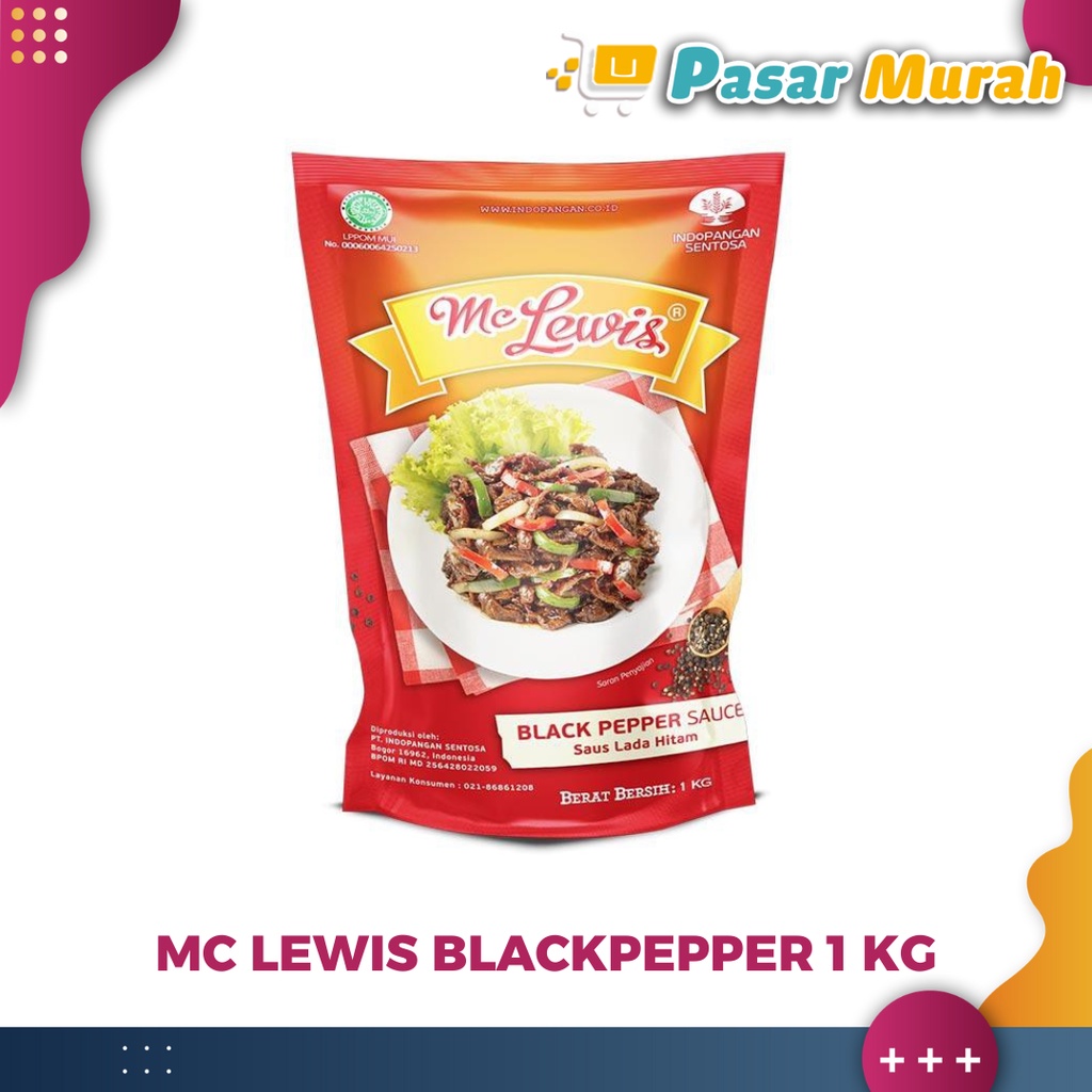 

Mc Lewis Blackpepper Sauce 1 kg