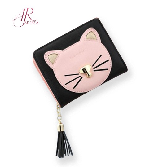 DOMPET CAT FACE - Dompet lipat wanita