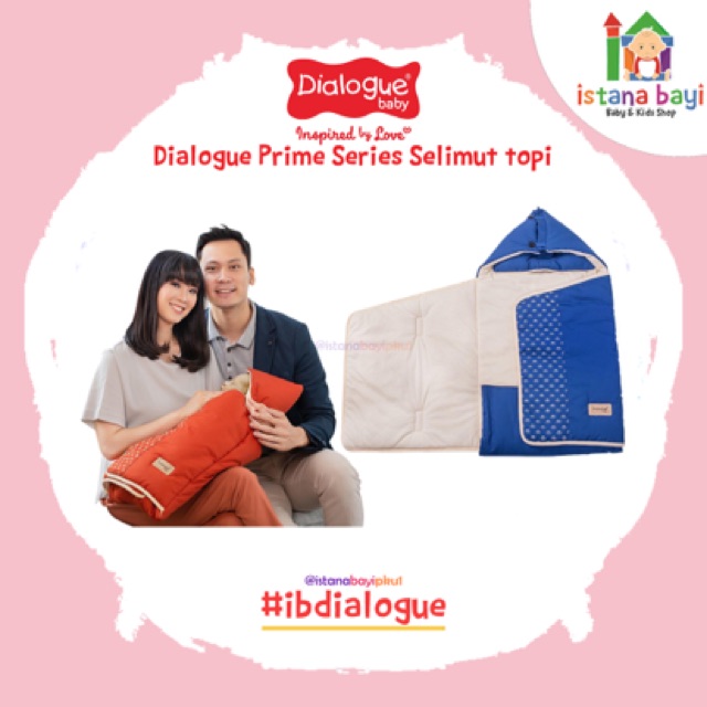 Dialogue Baby Blanket with Pillow PRIME Series - Selimut bayi