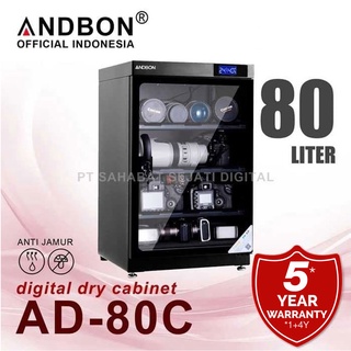 Dry Box Dry Cabinet ANDBON AD-80C Digital Drybox Drycabinet 80 liter
