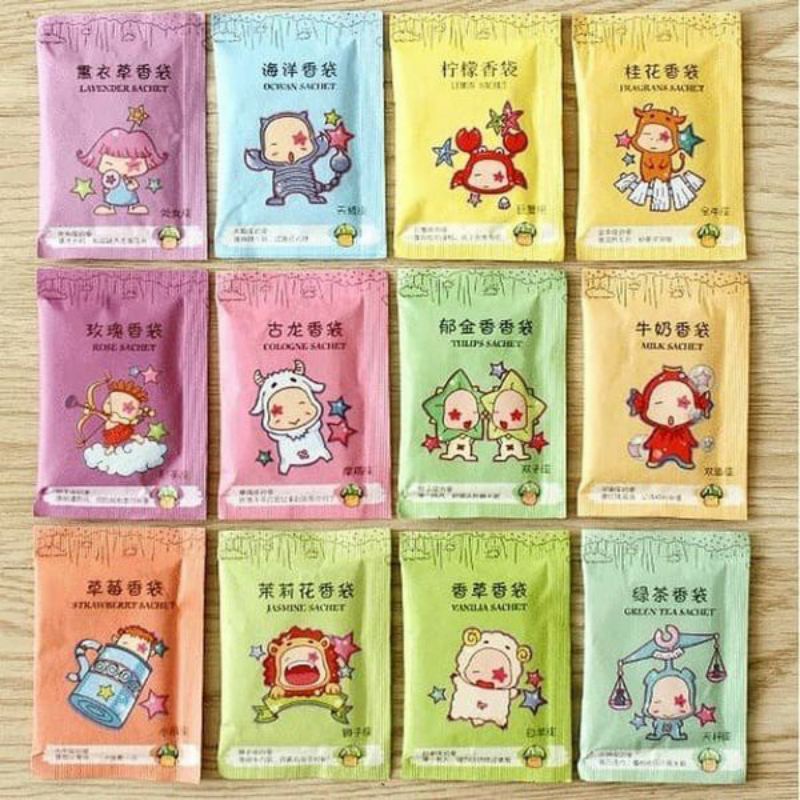 Pengharum Ruangan Sachet Parfum Ruangan Mini Pewangi Aromaterapi