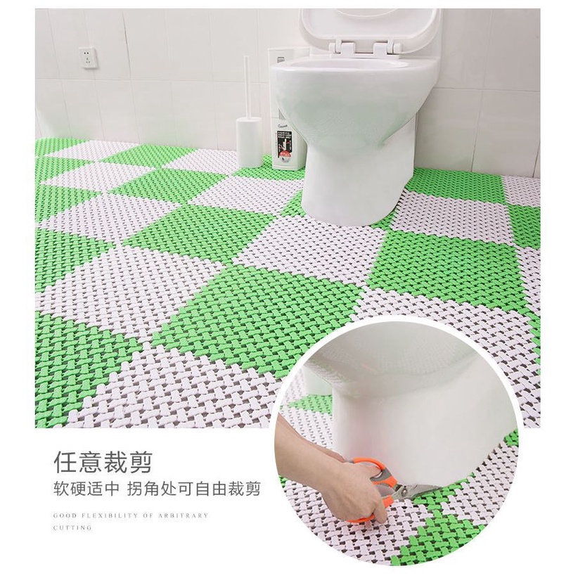 TOKOMUDA Alas Keset Dapur Anti Slip Mat Alas Kamar Mandi Shower Mat Karpet Kamar Mandi LW75