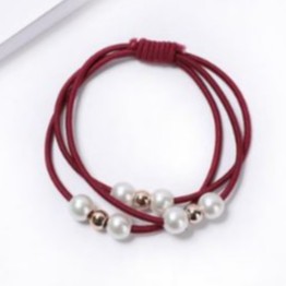 MM - Ikat Rambut Ala Korea Import Murah 1966 Ikat Rambut Korea Ikat Rambut Pendek Ikat Rambut Lucu-1966 MAROON