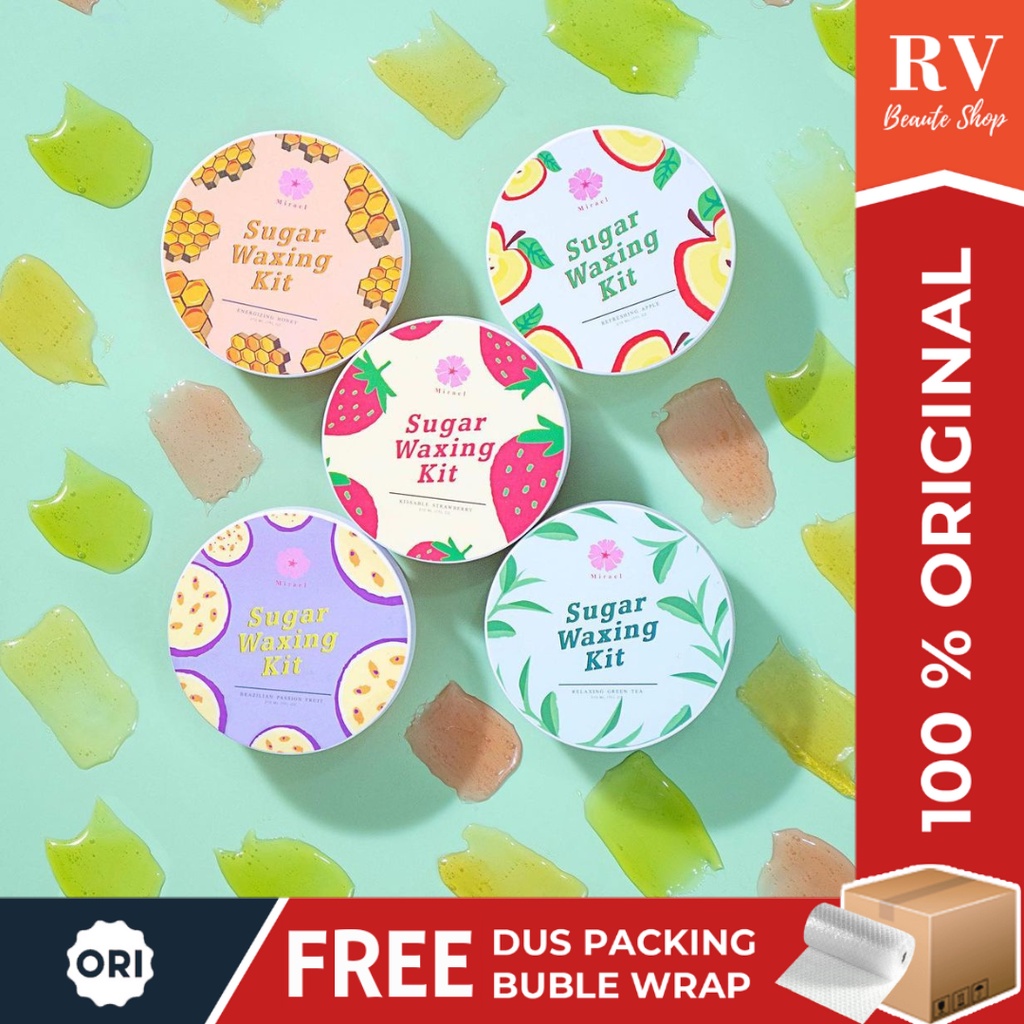 Jual MIRAEL Sugar Waxing Kit All Varian & Soothing Rice Milk Waxing