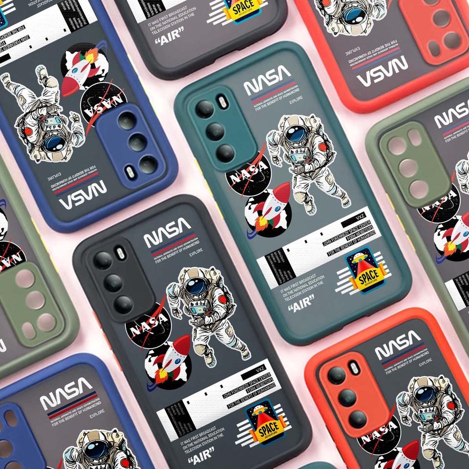 (TERBAIK) Case Choice Motif NASA REALME 3 3 PRO 5 5i 7 8 8 PRO Soft Case Aero Bumper Kesing