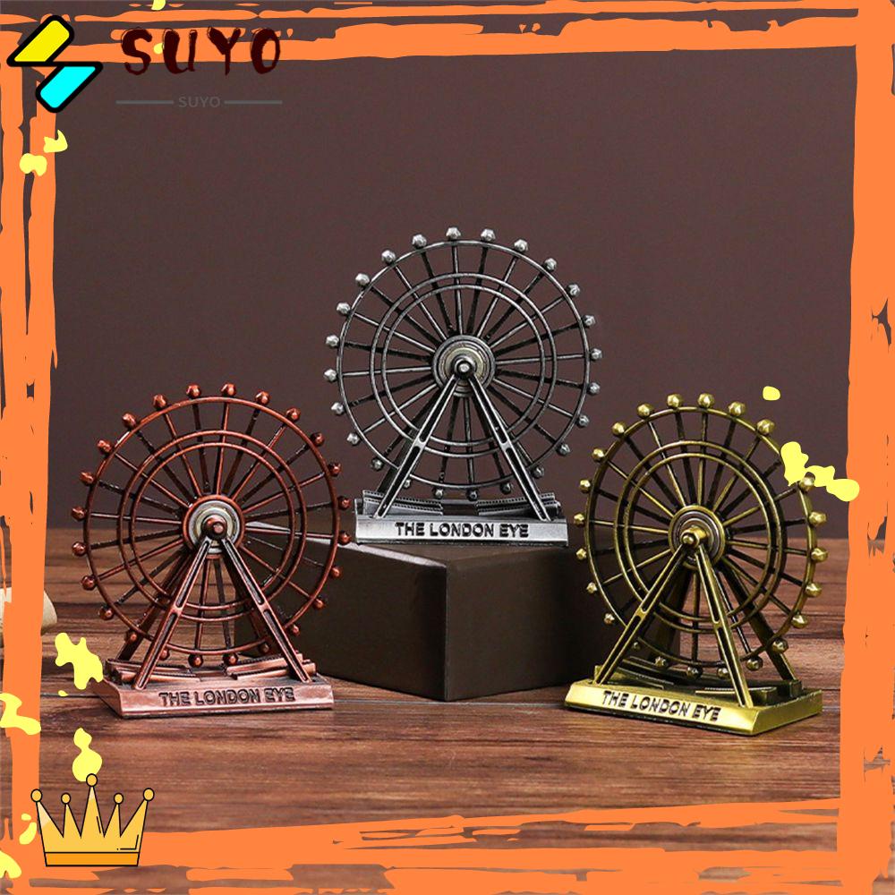 Suyo Figurin Desain London Eye Gaya Nordic Retro Untuk Dekorasi