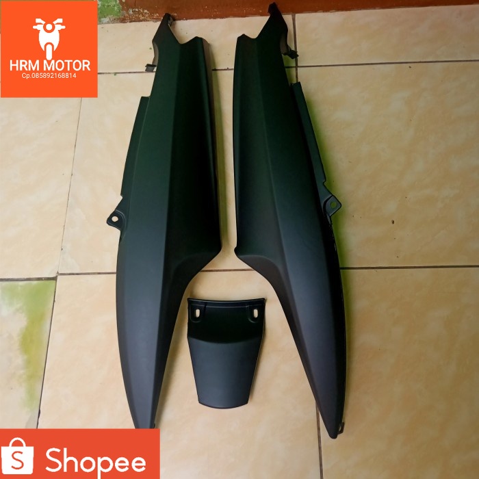 Full body alus Mio sporty hitam doff