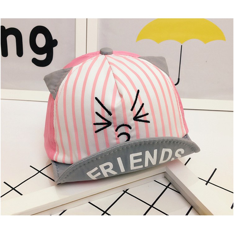 Topi Anak-anak Motif Line Usia 6Bln-2Tahun