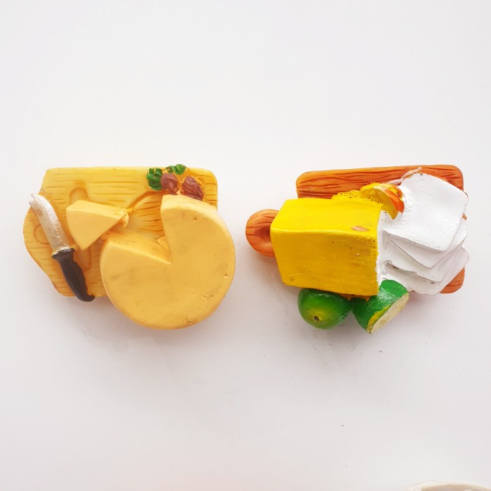 3D Fiber Souvenir Negara magnet Kulkas Tempelan kulkas Italy Cheese