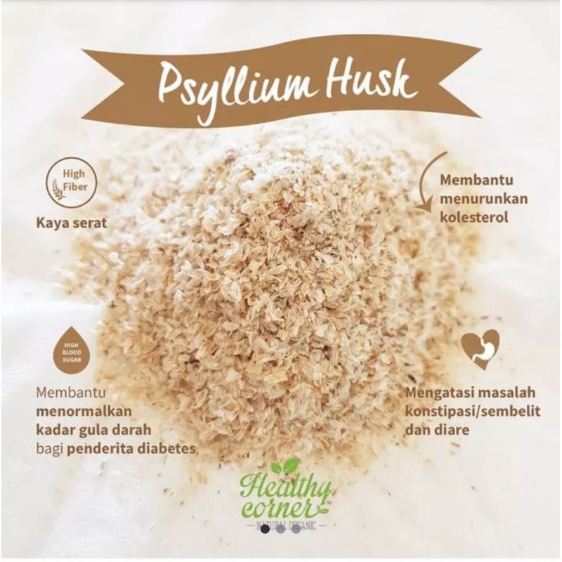 

PSYLLIUM HUSK halus 500GR