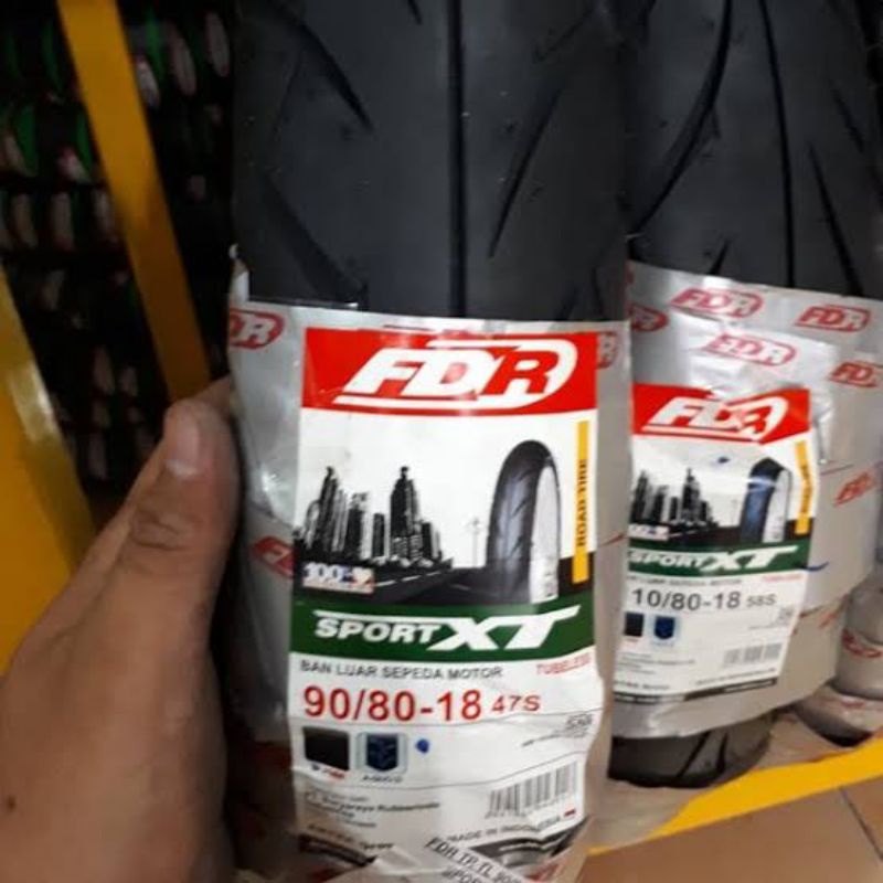 BAN MOTOR FDR SPORT XT 90/80 RING 18 TUBELESS