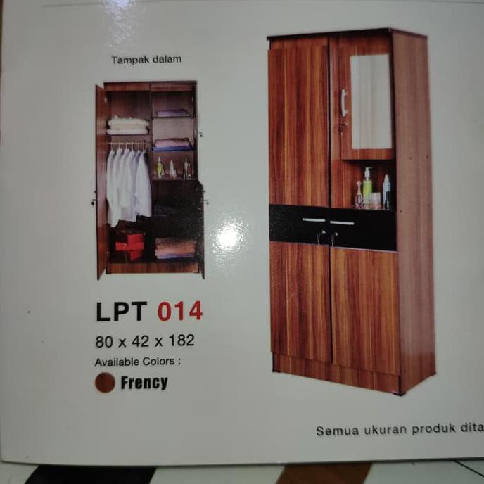 Harga Lemari  Pakaian Baju 3 Pintu Meja Rias Tengah Lemari  