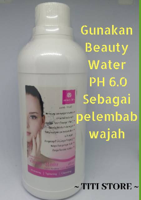 beauty water ph 6.0