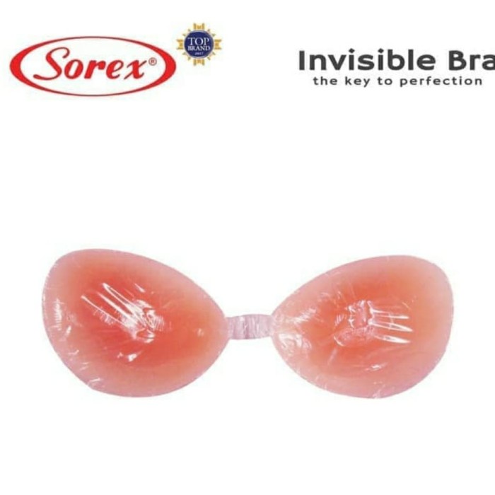 invisible bra sorex, bh tempel, silicone bra, tebal & tipis, cup a-d