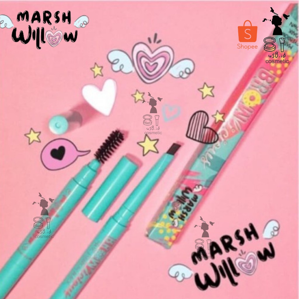 MarshWillow Brownlicious Eyebrow Pencil | Matic Eyebrow Pensil Alis by Natasha Wilona BPOM