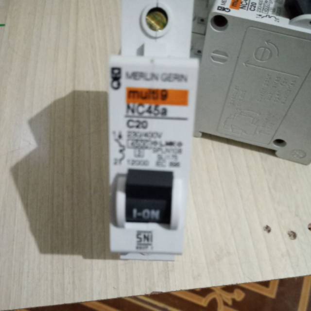MCB merin Gerin multi 9 NC45a C6 C10 C16 C20 C25