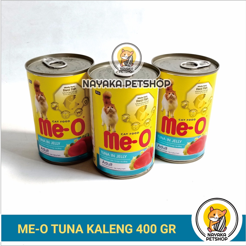 Meo Kaleng Tuna 400 gr Wet Food Makanan Kucing Basah Pakan Kitten