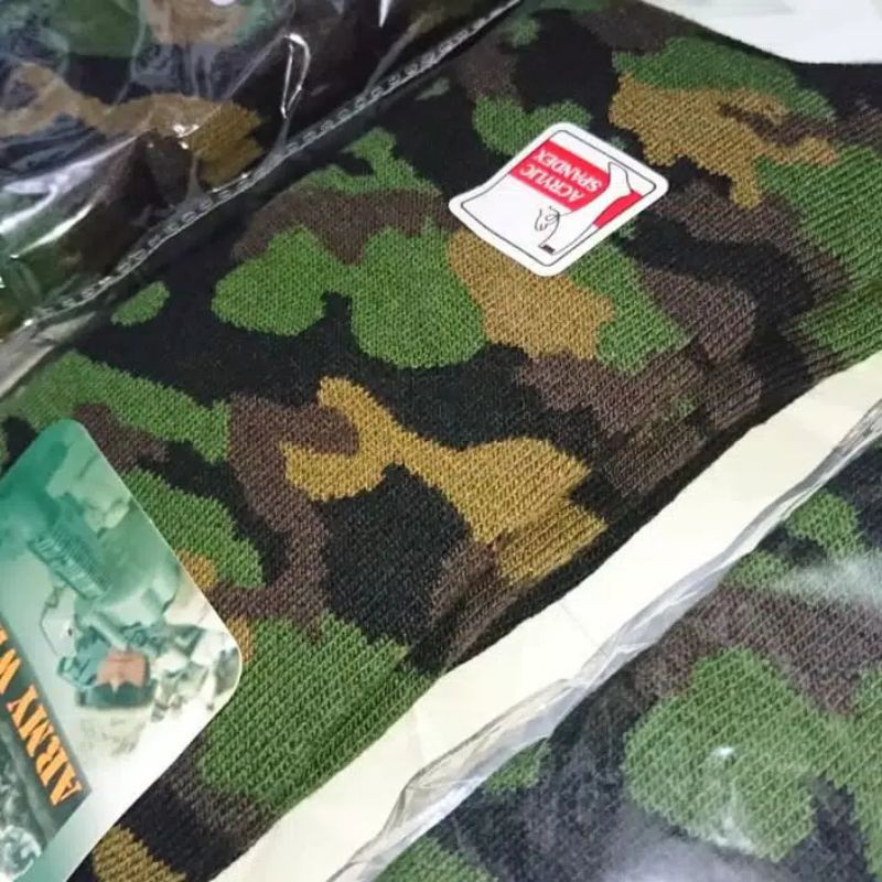 Kaos Kaki TNI tebal avo TNI loreng / army