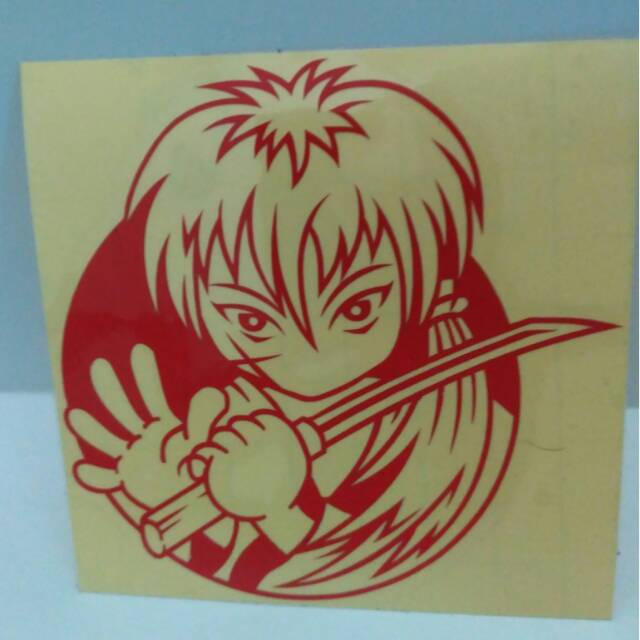 Cutting sticker samurai x