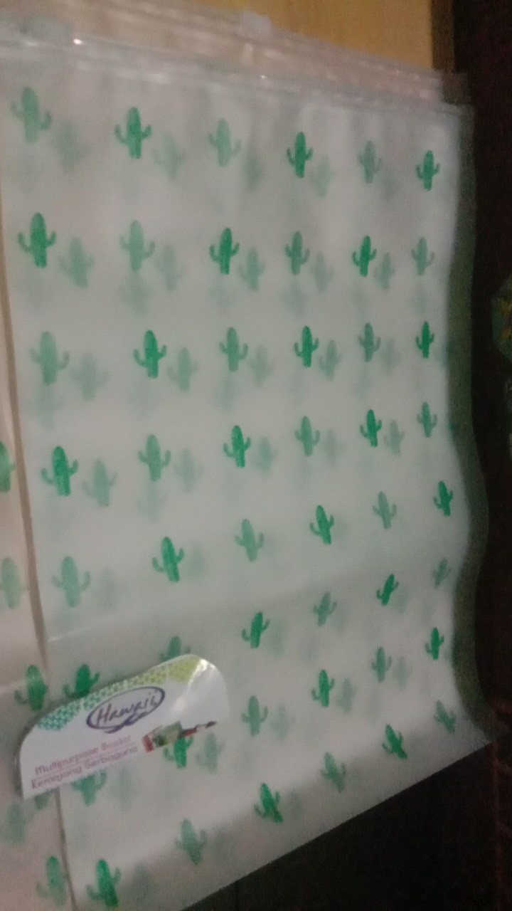 Batamgrosir.id | Kantong Storage Bag Ziplock Motif Kaktus Sedang Part 1