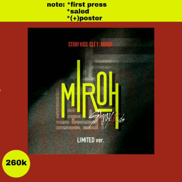 (po) Straykids MIROH limited edition ver